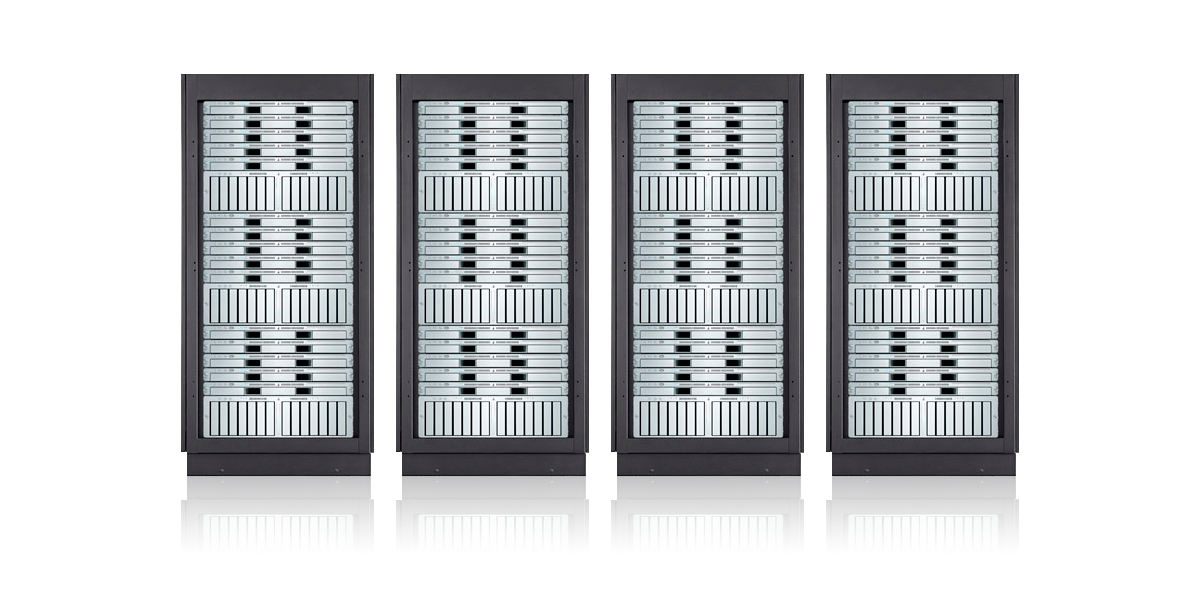 19-Zoll-Racks mit zahlreichen Servern